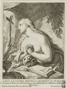 Heilige Maria Magdalena door Conte Pietro Antonio Rotari