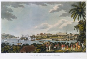 Noordoostelijk uitzicht op Fort Louis (Fort Saint Louis), Martinique, 5 februari - 22 maart