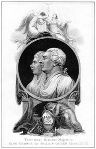 Koning George III en koningin Charlotte, 19e eeuw