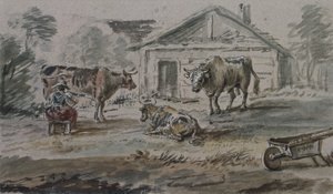 Vee voor een Huisje door Copplestone Warre Bamfylde