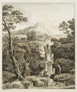 Landschap met Waterval