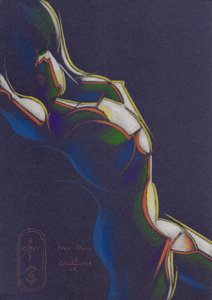 Dynamische abstracte figuur