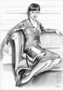 Elegante vrouw in een pose