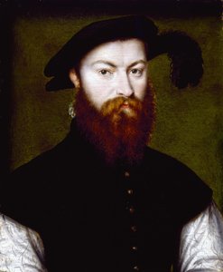 René de Batarnay, graaf van Bouchage door Corneille de Lyon