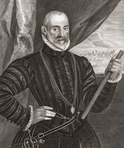 Francisco de Valdez. Portret. door Cornelis (after) Visscher