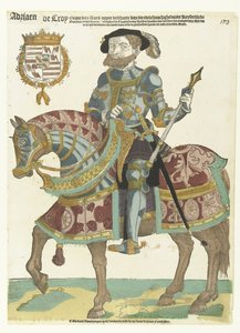 Portret van Adriaen de Croy te paard