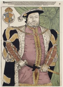 Portret van Hendrik VIII van Engeland door Cornelis Anthonisz. (manner of)