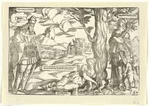 Allegorie met Eendracht, Vrede en Liefde