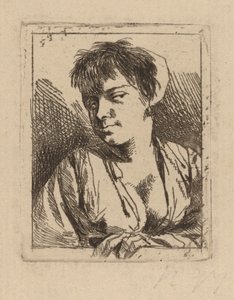 Buste van een Jonge Vrouw door Cornelis Pietersz Bega