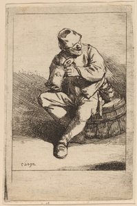 De drinker door Cornelis Pietersz Bega
