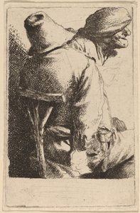 De Zittende Boer en Zijn Vrouw door Cornelis Pietersz Bega