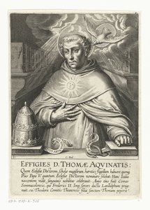 Heilige Thomas van Aquino (serie titel: Het leven van de heilige Thomas van Aquino) door Cornelis Boel
