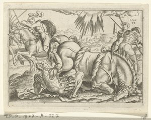 Bekering van Paulus door Cornelis Bos