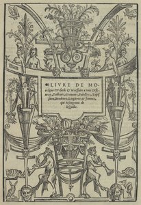 Livre de Moresques, titelpagina recto, 1546