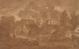 Dorp met Vijver, c. 1782
