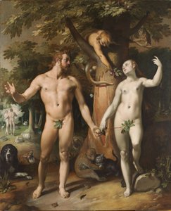 De Val van de Mens, 1592 door Cornelis Cornelisz van Haarlem