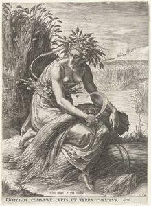 Ceres door Cornelis Cort