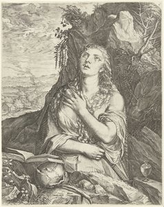 De boetvaardige Maria Magdalena door Cornelis Cort