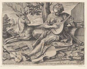Het gehoor door Cornelis Cort