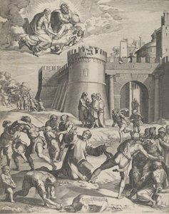 Het martelaarschap van St. Stefanus, 1576