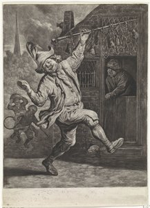 De likdoornsnijder, ca. 1700 door Cornelis Dusart