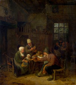 Interieur door Cornelis Dusart