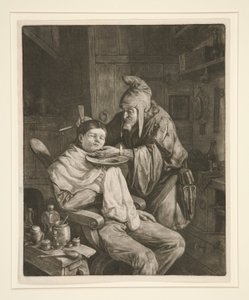 De dorpschirurg door Cornelis Dusart