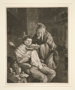 De dorpschirurg door Cornelis Dusart