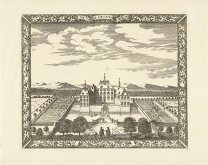 Gezicht op Kasteel Duivenvoorde te Voorschoten