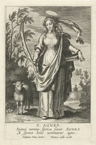 H. Agnes door Cornelis Galle (I)