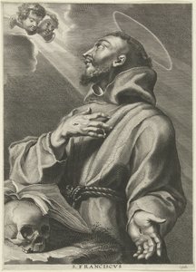 H. Franciscus van Assisi door Cornelis Galle (I)