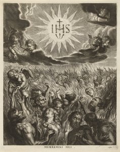 Mensen in het vagevuur door Cornelis Galle (I)