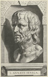 Portretbuste van Seneca door Cornelis Galle (I)