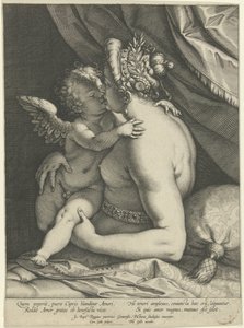 Venus kust Amor door Cornelis Galle (I)