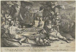 Zondig leven in de dagen van Noach (Sic erat in diebus Noe) door Cornelis Galle (I)