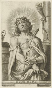 Christus aan het volk getoond (Ecce homo) door Cornelis Galle (II)