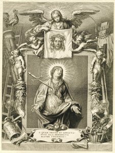 Maria als Mater Dolorosa door Cornelis Galle (II)