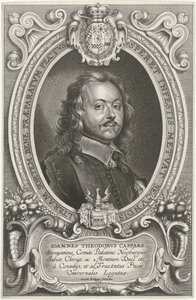 Portret van Johann Theodor Caspars door Cornelis Galle (II)