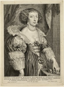 Henriette van Lotharingen door Cornelis Galle II