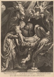 Judith onthoofdt Holofernes door Cornelis Galle I after Sir Peter Paul Rubens