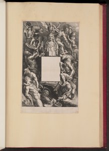 Titelpagina voor Hubert Goltzius, Romanae et Graecae Antiqvitatis Monvmenta (Opera Omnia, I) door Cornelis Galle I after Sir Peter Paul Rubens
