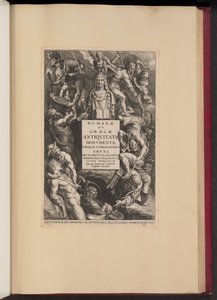 Titelpagina voor Hubert Goltzius, Romanae et Graecae Antiqvitatis Monvmenta (Opera Omnia, I)