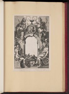 Titelpagina voor Justus Lipsius, Opera Omnia, I door Cornelis Galle I after Sir Peter Paul Rubens