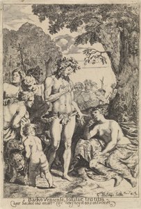 Bacchus troost Ariadne door Cornelis Holsteyn
