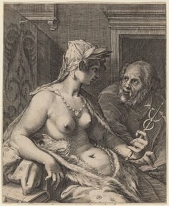 Poëzie door Cornelis Jacobsz Drebbel, after Hendrik Goltzius