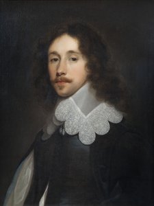 Portret van Lucius 2e Burggraaf Falkland door Cornelis Janssens van Ceulen