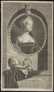 Anne Boleyn, 1697 door Cornelis Martinus Vermeulen