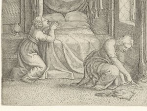 Huwelijksnacht van Tobias en Sara