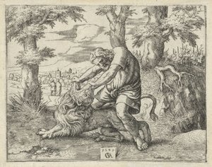 Simson doodt de leeuw