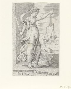 Justitia Gerechtigheid door Cornelis Massys
